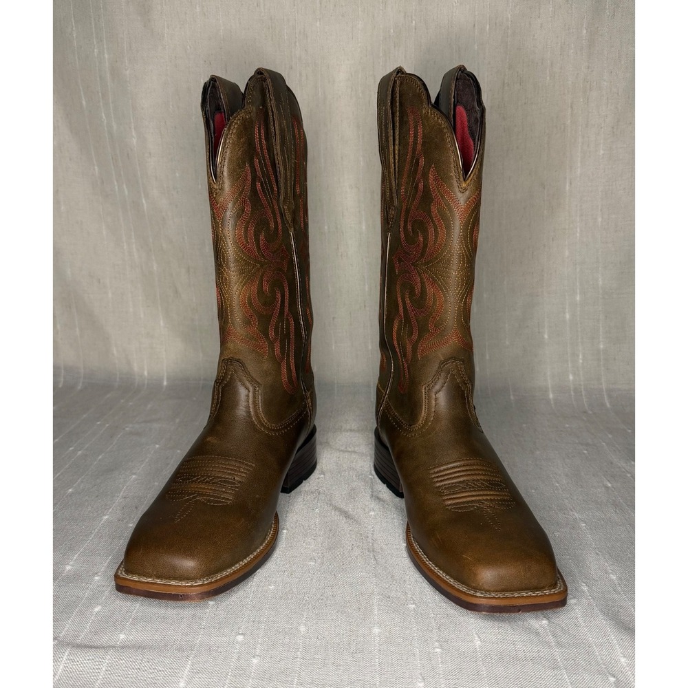 Ariat Ladies Primera StretchFit Waterproof Pebble Brown Western Boots 10046960
